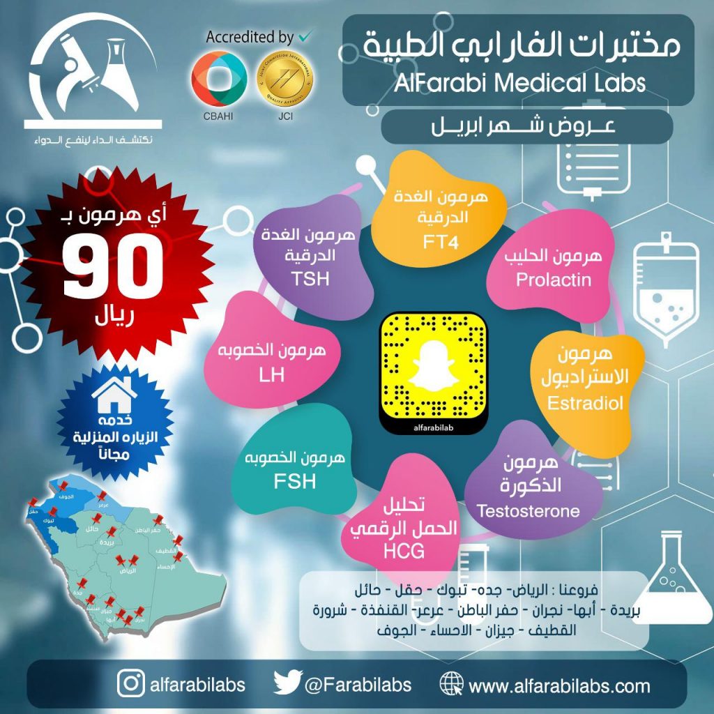 مختبرات الفارابي تبوك